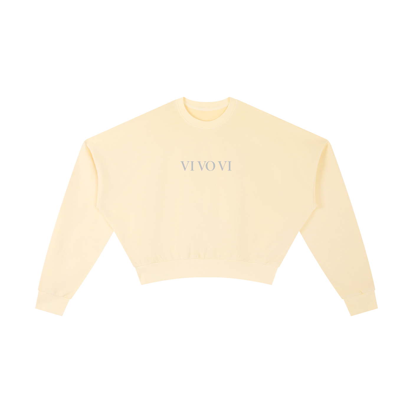 Vi Vo Vi Women's Vintage Washed Cropped Sweatshirt